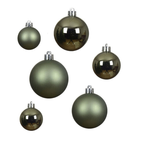 30 Rosemary Green Baubles Christmas Tree Decorations Shatterproof 2