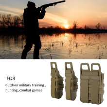 Tactic Molle Magazine Pouch Set for Rifle & Pistol in Sand, Lightweight