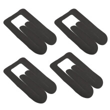 4PCS Knee Kinesiology Tapes Water-Resistant Pre-Cut Elastic Black Muscle Tape