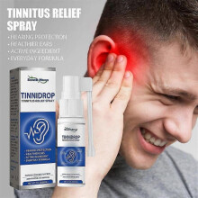 Tinnidrop Tinnitus Relief Spray Ear Ringing Relieving Ear Drops Hearing Protection 60ml