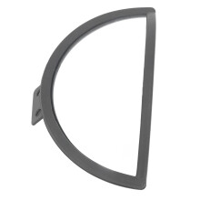 Konvexe Rückspiegel ABS und Glas Mit breitem Sichtfeld Halbdome-Spiegel für Gabelstapler