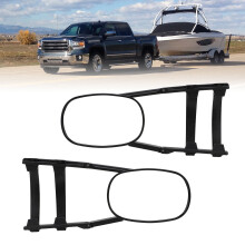 Pair Mirror Extenders for Towing Clips, 360 Adjustable Rearview Mirrors