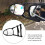 Espejos de remolque con abrazadera 360 Universal ABS+Vidrio 4