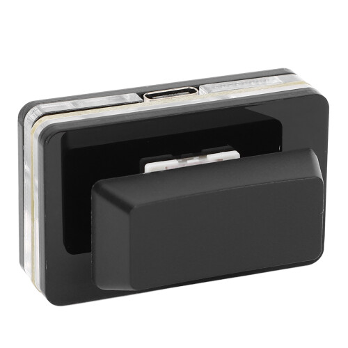 OSU Teclado USB de 1 tecla, interruptor rojo, USB-C, negro