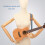 Correa de ukelele de denim y cuero, ajustable 72-128cm 9