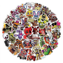 50-Pack Five Nights at Freddy's Stickers, Fnaf Cool Game Decals for Laptop Water Bottle Luggage, Waterproof Stickers for Kids Adults Teens