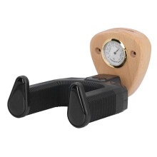 Supporto a parete per chitarra in legno di faggio con igrometro