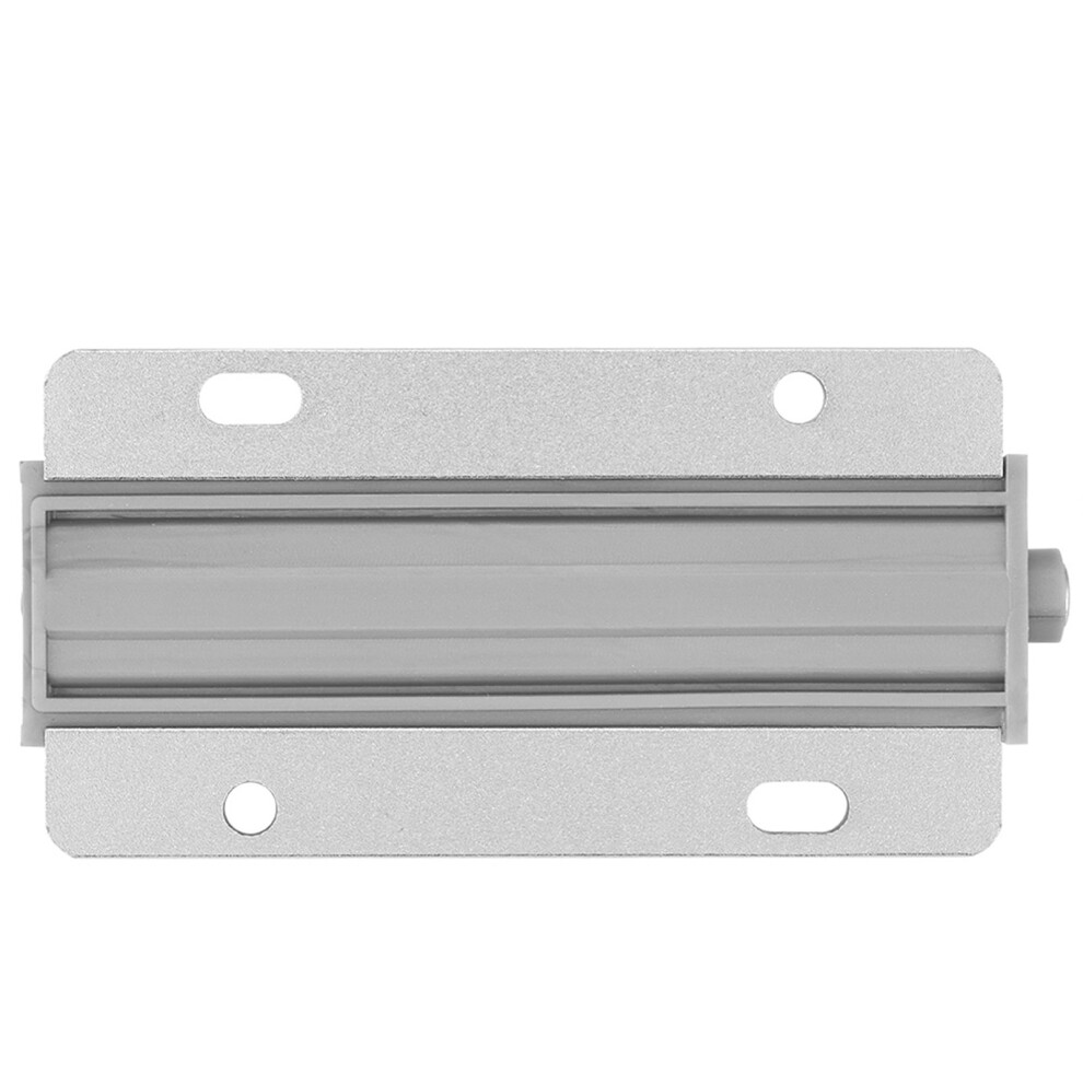Damper Buffer Cabinet Door Latch With Push To Open System - Silver 6911334392935