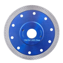 Disco de sierra de 125 mm, malla de dientes de 10 mm, disco de cerámica para mármol