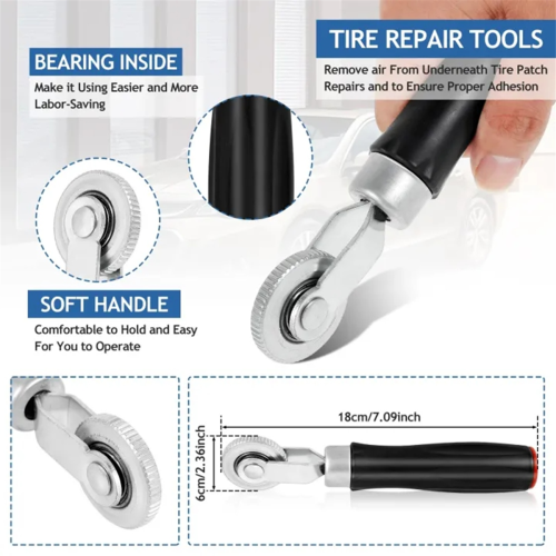Car Truck Motorcycle Tire Repair Tools Tire Patch Roller Tool 2
