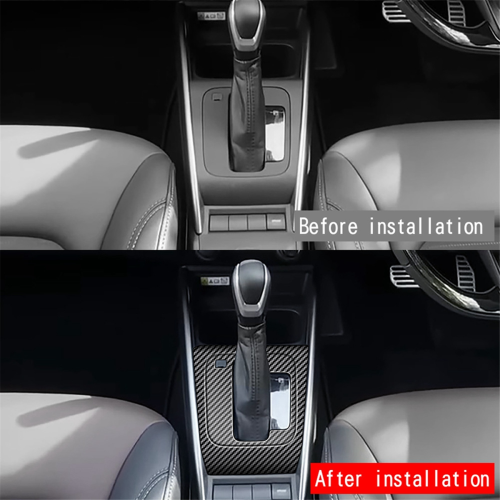 Car Gear Shift Panel Frame Shift Knob Trim Sticker for RHD 2