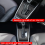 Car Gear Shift Panel Frame Shift Knob Trim Sticker for RHD 4