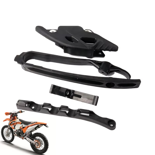 4 Pcs Motorcycle Chain Guide Protector Pulley & Tubing Clamp for 1