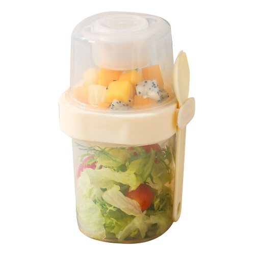Shaker per insalata, 8,11 oz, doppio strato, crema 1