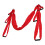 Aerial Yoga Swing Set Polyester Cotton Adjustable Red for Flexibility 10