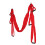Aerial Yoga Swing Set Polyester Cotton Adjustable Red for Flexibility 14