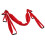 Aerial Yoga Swing Set Polyester Cotton Adjustable Red for Flexibility 12