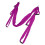 Purple Aerial Yoga Swing Set Polyester Cotton Adjustable for Flexibility Exercise 13