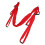 Aerial Yoga Swing Set Polyester Cotton Adjustable Red for Flexibility 5