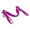 Purple Aerial Yoga Swing Set Polyester Cotton Adjustable for Flexibility Exercise 15