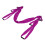 Purple Aerial Yoga Swing Set Polyester Cotton Adjustable for Flexibility Exercise 14