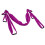 Purple Aerial Yoga Swing Set Polyester Cotton Adjustable for Flexibility Exercise 12