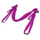 Purple Aerial Yoga Swing Set Polyester Cotton Adjustable for Flexibility Exercise 5