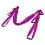 Purple Aerial Yoga Swing Set Polyester Cotton Adjustable for Flexibility Exercise 10