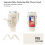 Sac porte-bouteille en PU beige, réglable 5