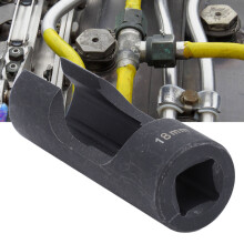 Douille pour ligne de carburant, acier chromé-vanadium, emmanchement 1/2 po, 18 mm