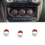 Kit di rivestimento per interni auto, 21 pezzi, argento 4