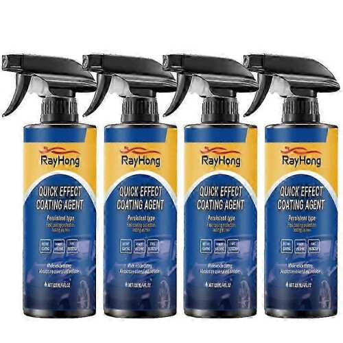 (4pcs) 2025 New Car Coating Spray,3 in 1 Multi-functional Quick Effect Coating Agent