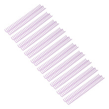 10 pièces 19 mm 30-anneaux dosses de reliure violettes 150 feuilles