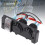 3-in-1-Schalterpanel, rotes Licht, 16 A, Doppel-USB/12V 5