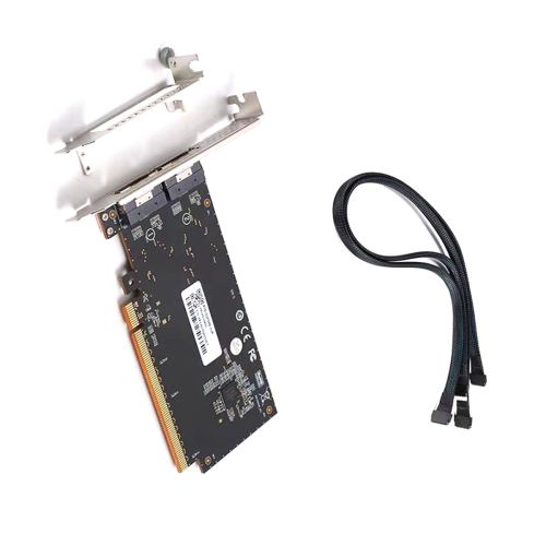 Εξωτερική κάρτα γραφικών PCIe4.0 X16 σε SlimSAS 8654 Πίσω κάρτα προσαρμογέα 1