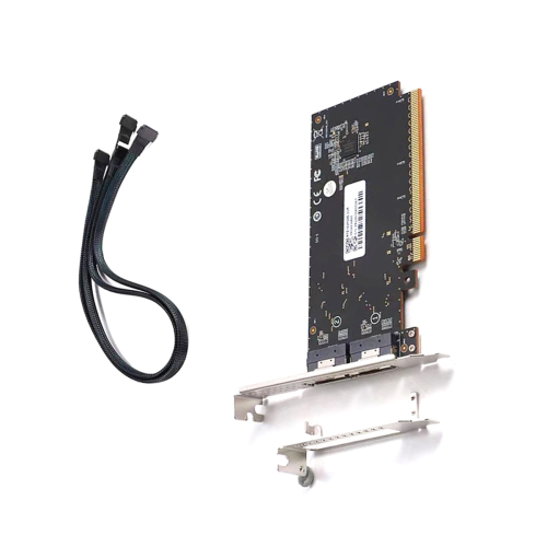 Εξωτερική κάρτα γραφικών PCIe4.0 X16 σε SlimSAS 8654 Πίσω κάρτα προσαρμογέα 2