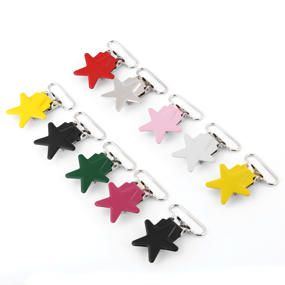 10Pcs Clip-Bänder für Schnuller - DIY Zubehör für Bekleidung