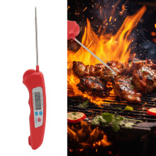 Digitales Thermometer Modell Rot 11 cm faltbare Sonde