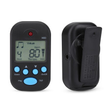 Mini Digital Beat Tap M50 Metronome 30g, Black, 5.5x3.2cm