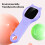 Microscopio per studenti con schermo da 2 pollici, ingrandimento 500x, viola, USB 5