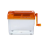 Hand Crank Paper Shredder Mini Document Paper Cutting Tool Orange 1