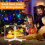 Quadro branco com luz, quadro de notas LED de 11,8 x 7,9 polegadas com cores, 6