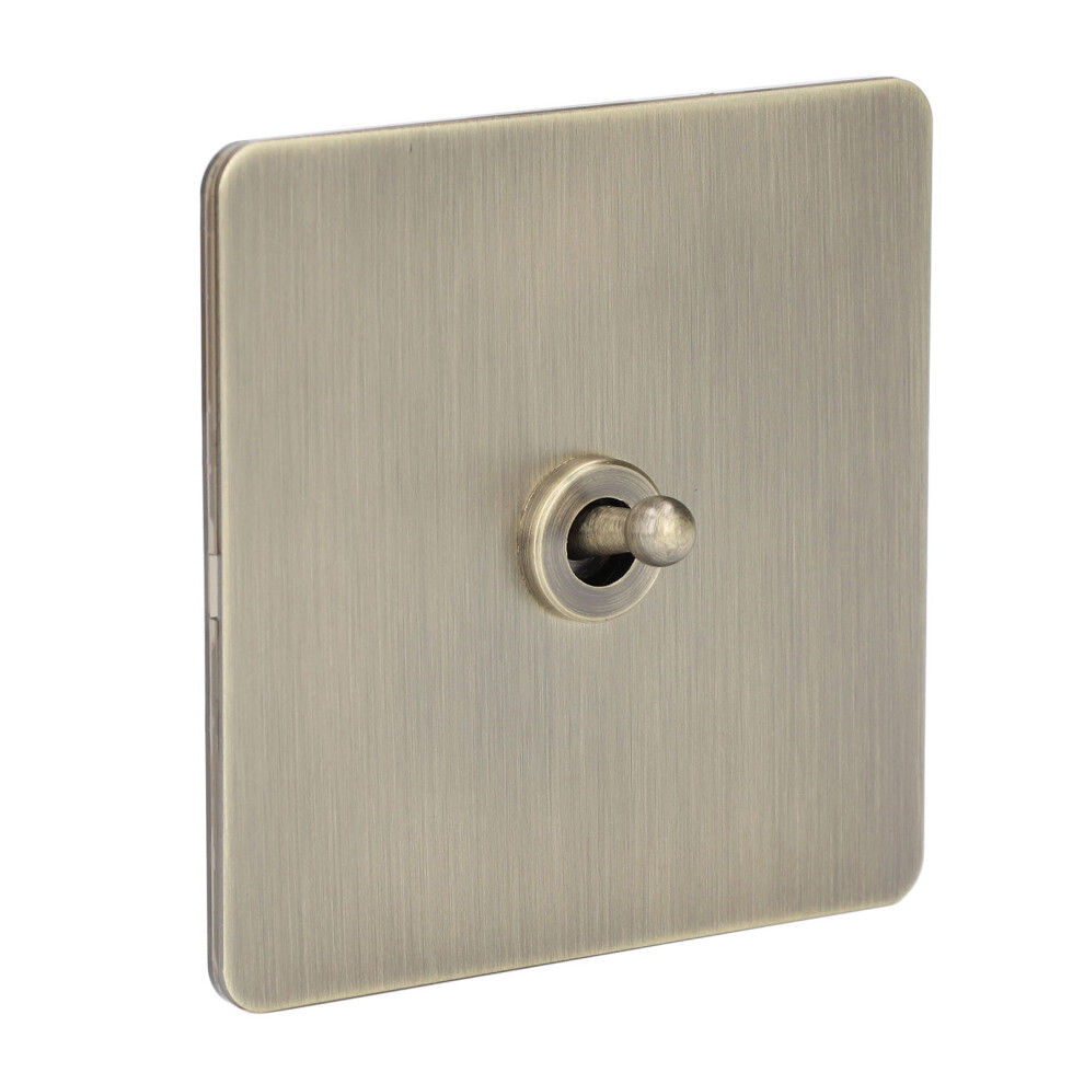 Stainless Steel Ac250v Toggle Switch Antique Bronze 1 Gang 2 Way 4081334409222