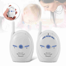 High Sensitivity 2.4GHz Baby Monitor with Belt Clip and Voice Alert