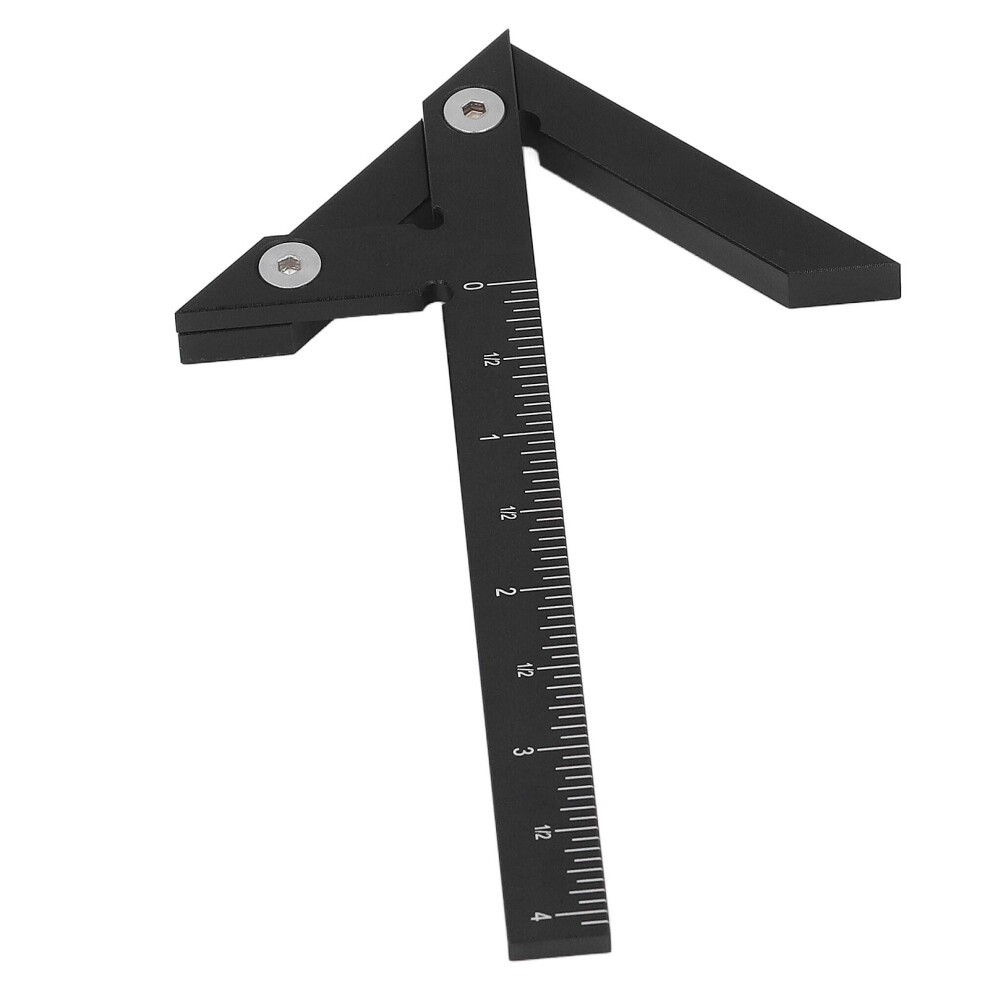 Angle Finder 45 90 Degree Circle Marker For Woodworking Aluminum Alloy Black 9491334409316