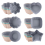 36pcs Silicone Muffin Moulds, Non-Stick Silicone Baking Moulds 1