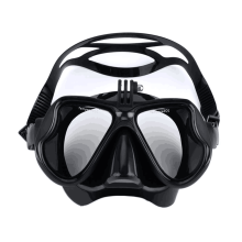 Support pour masque de plongée et appareil photo sous-marin, noir
