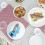 Cutlery Storage Bag Easter Bunny Cutlery Set Blue 5