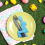 Cutlery Storage Bag Easter Bunny Cutlery Set Blue 3