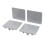 4PCS Side Skirt Rocker Panel Plug Caps 2106987030 for E320 E430 1